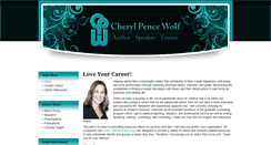 Desktop Screenshot of cherylpencewolf.com